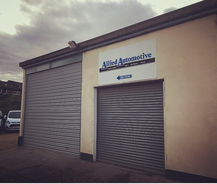 Allied Automotive's fully insured bodyshop premises in Barwell, Leicestershire 